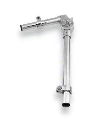 Front. Gibraltar Hardware - 7/8" Ratchet Style Tom Arm, Heavy Duty Steel Construction with Adjustable Tilter & Memory Locks.