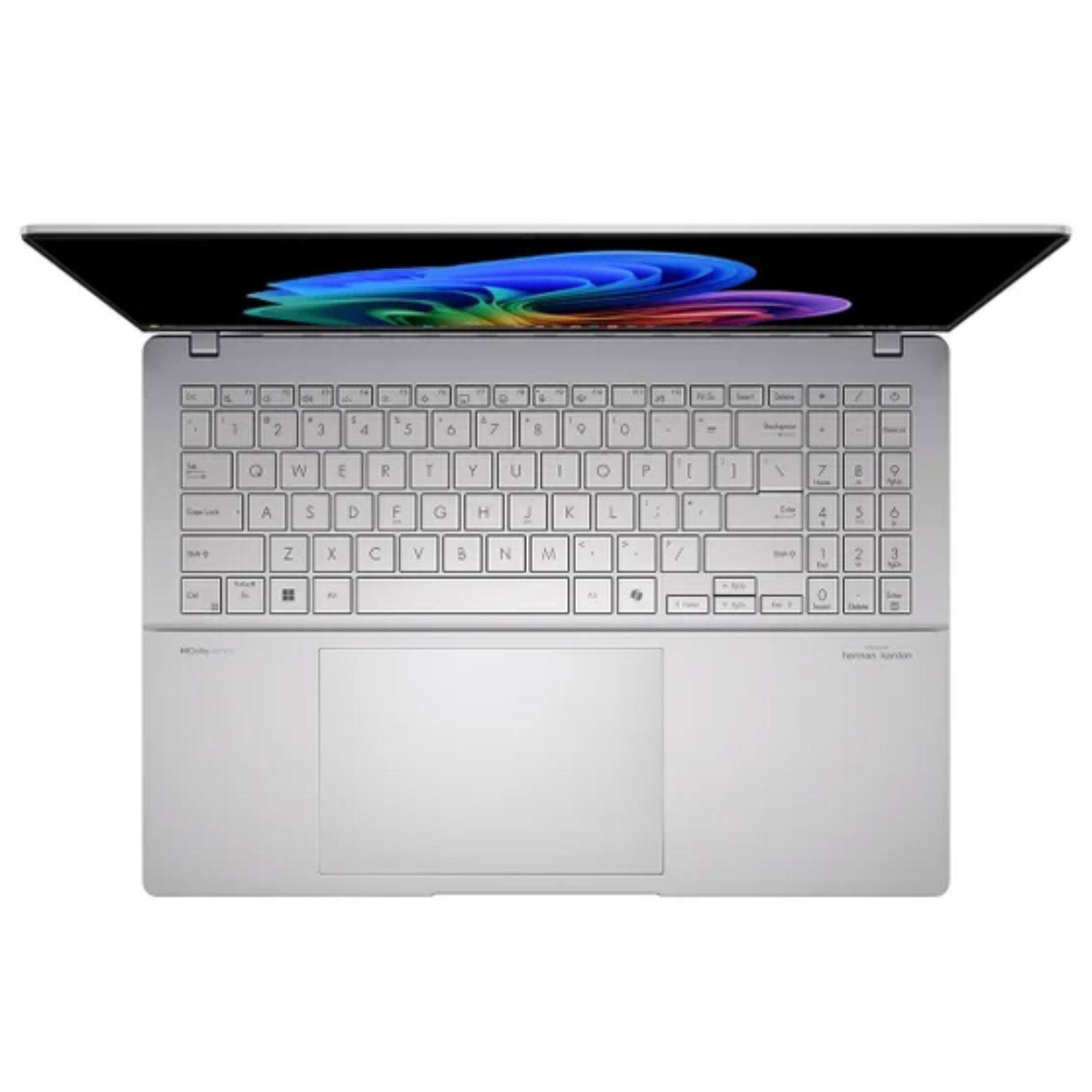 Alt View 3. ASUS - Vivobook S16 16" OLED Copilot+ AMD Ryzen AI 9 365 2.0 GHz up to 5.0 GHz 32GB 1TB SSD AMD Radeon 880M Windows 11 Home - Silver.