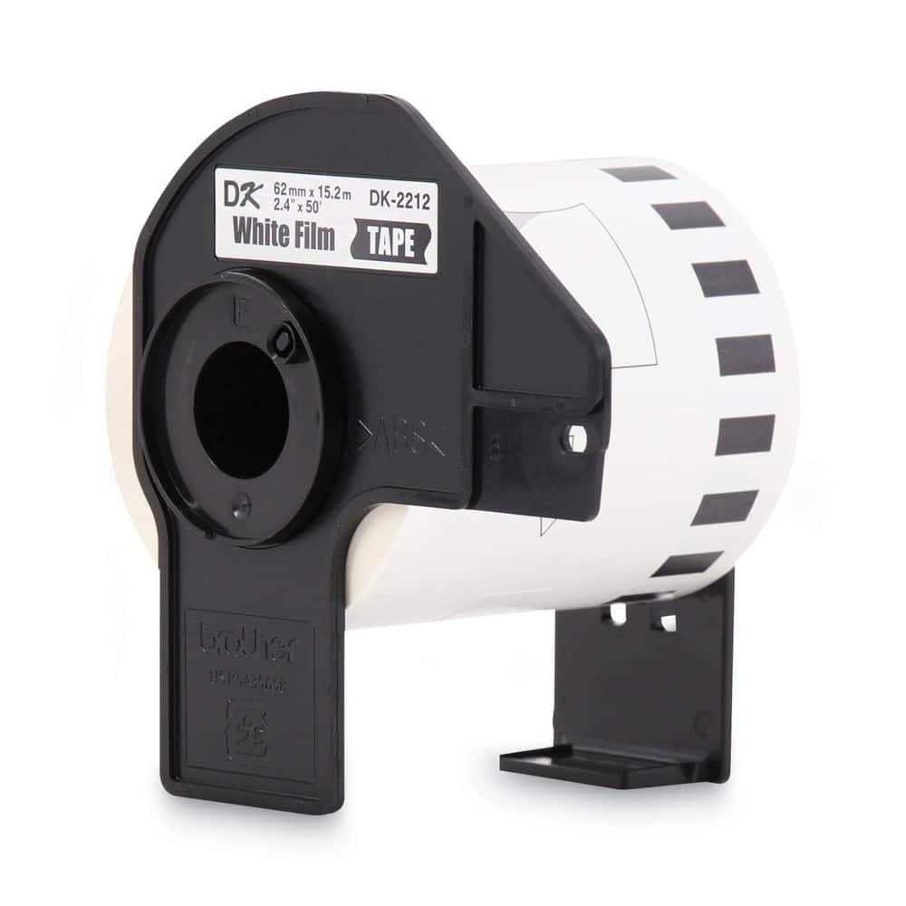 Brother - DK2212 2.4 in. x 50 ft. Continuous Film Label Tape - (1-Roll) - White