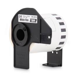 Brother - DK2212 2.4 in. x 50 ft. Continuous Film Label Tape - (1-Roll) - White