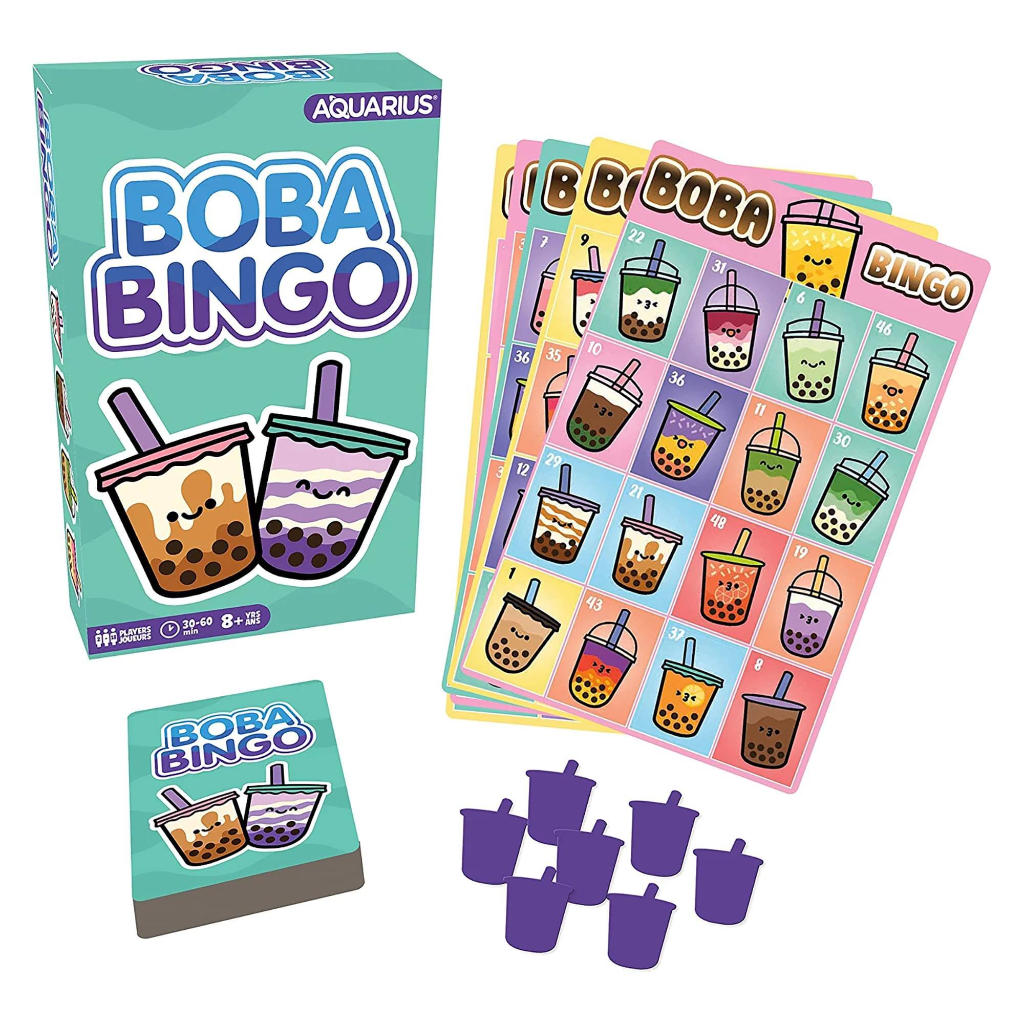 BOBA BINGO

AQUARIUS

BOBA BINGO

PLAYERS 2-6

30-60 min

8+