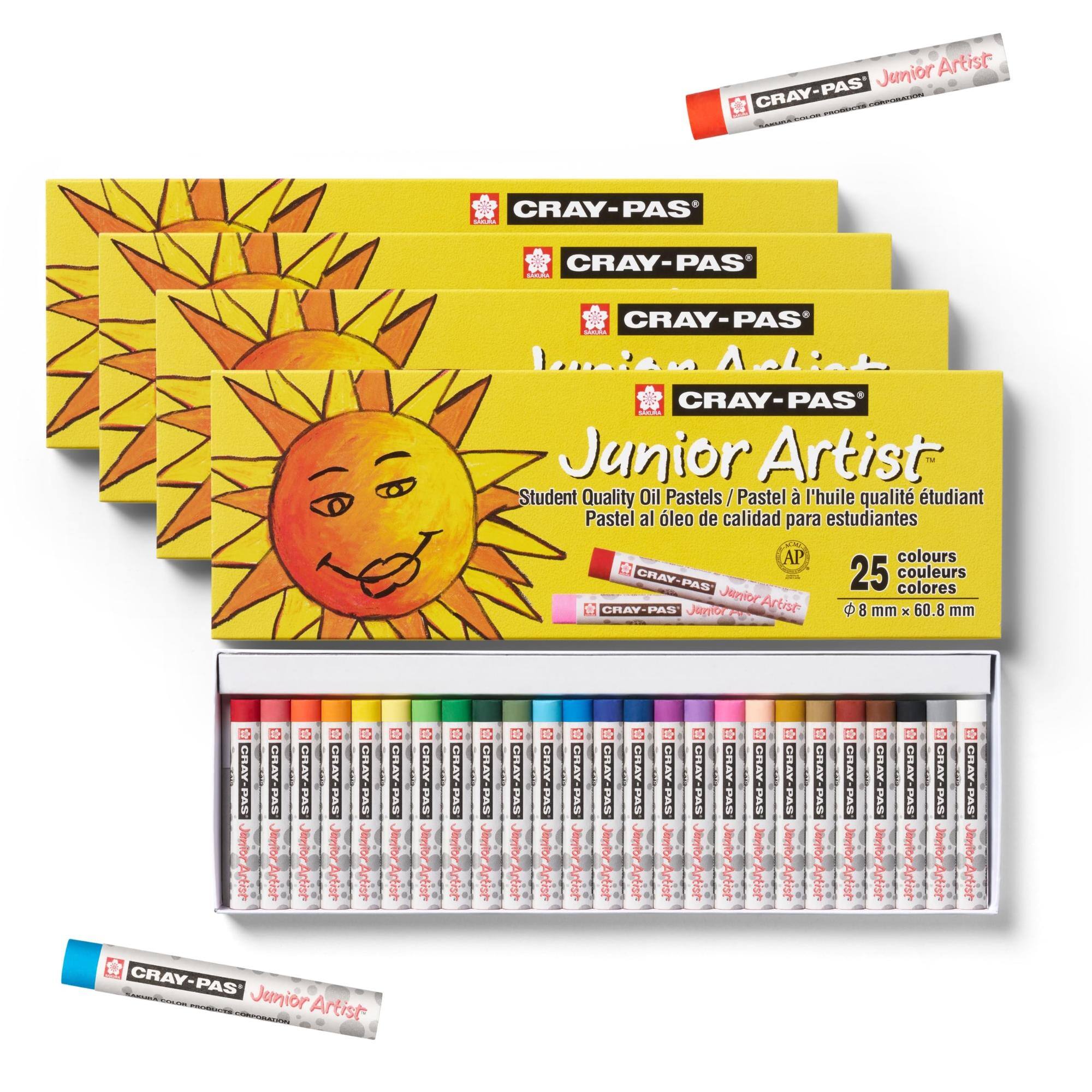 Junior Artist CRAY-PAS' - PRODUCTE CORPORATION NAMPLE

CRAY-PAS LIGRA

CRAY-PAS' CRERRA

CRAY-PAS

CRAY-PAS' Junior Artist Student Quality Oil Pastels/Pastel l'huile qualit tudiant Pastel al oleo de calidad para estudiantes AP colours 25 couleurs CRAY-PAS Janior colores CRAY-PAS Junici Artist  8 mm X 60.8 mm

CRAY

CRAY

CRAV-

CRAY PAS

CRAY PAS

CRAY

GRAY PAS

CRAY

CRAV PAS

CRAY- PAS

CRAY- PAS

CRAY-

CRAV

CRAV

4

GRAY

CRAY-PAS Junior PRODUCTS CORPORATION Artist
