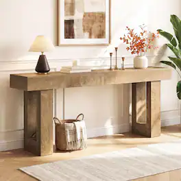 Tribesigns - 78.74-Inch Extra Long Console Table - Natural (78.74")
