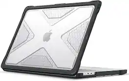 Fintie - Rugged Case for MacBook Pro 16 Inch (2021-2026 Release) A3429 A3428 A3403 A3186 A2991 A2780 A2485 Heavy Duty Hard Shell - Crystal Clear