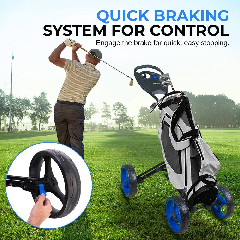QUICK BRAKING SYSTEM FOR CONTROL  
Engage the brake for quick, easy stopping.