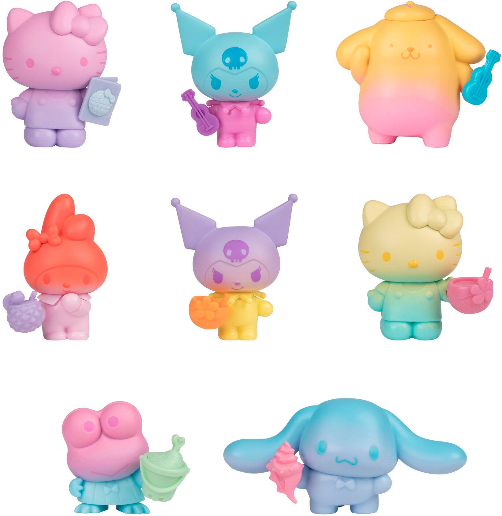 Alt View 1. Jazwares - Hello Kitty and Friends Ombre Tropical Party - 2” Figure 8-Pack (Series 3).