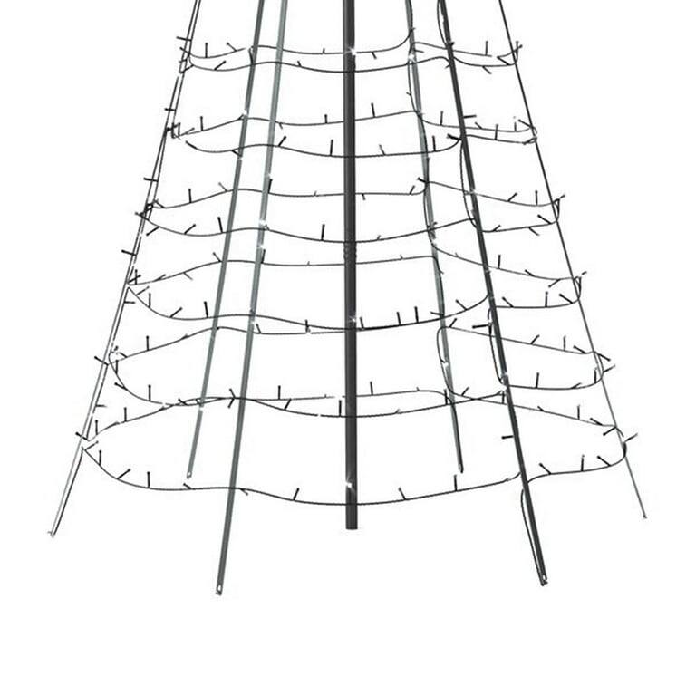 Alt View 8. Twinkly - Tree Light Form 300 RGB+W - Black.