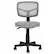 Front. Costway - Computer Mesh Armless Office Chair with Adjustable Swivel - Gray.