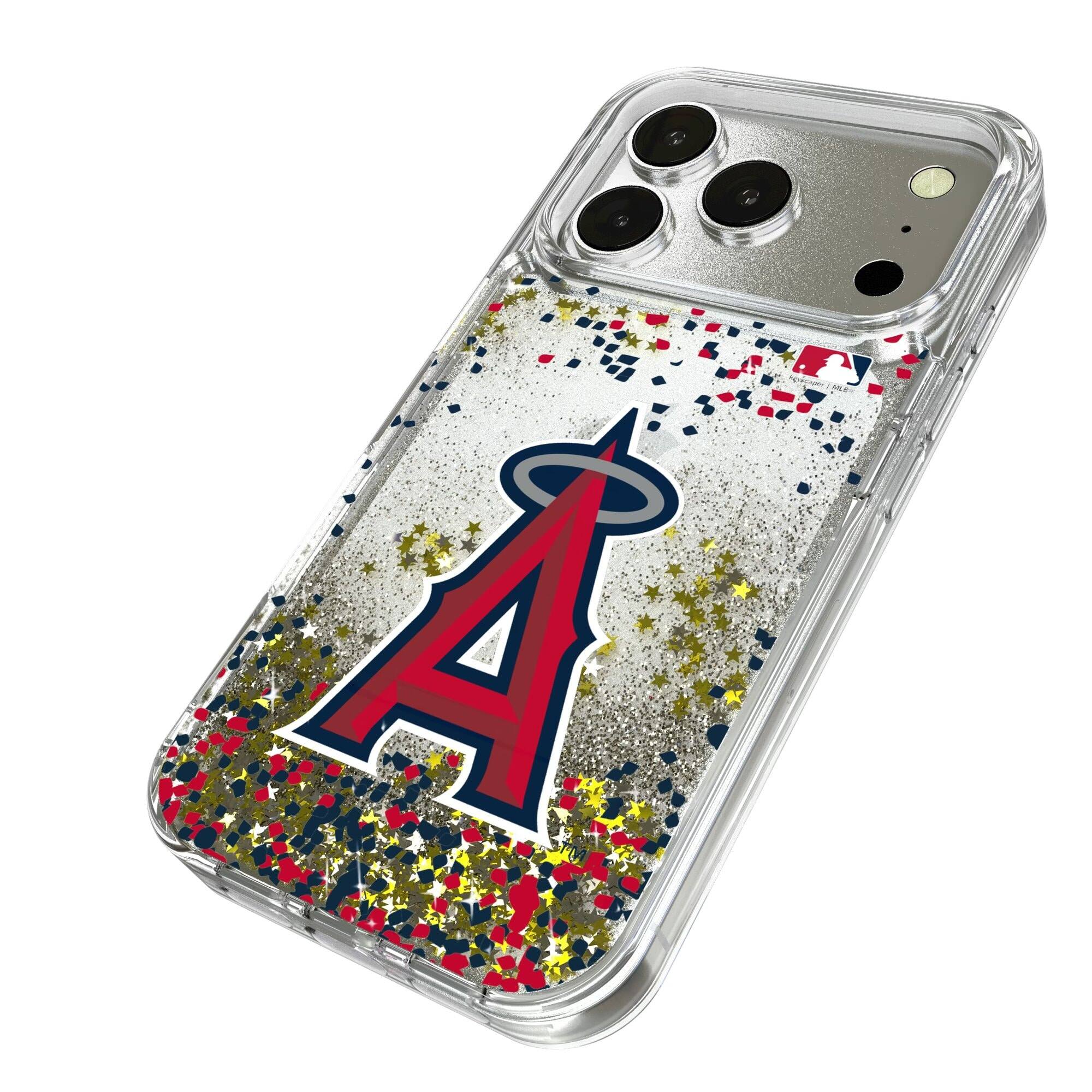 Alt View 1. Keyscaper - Los Angeles Angels Glitter Confetti iPhone Case - 13 - Multicolor.