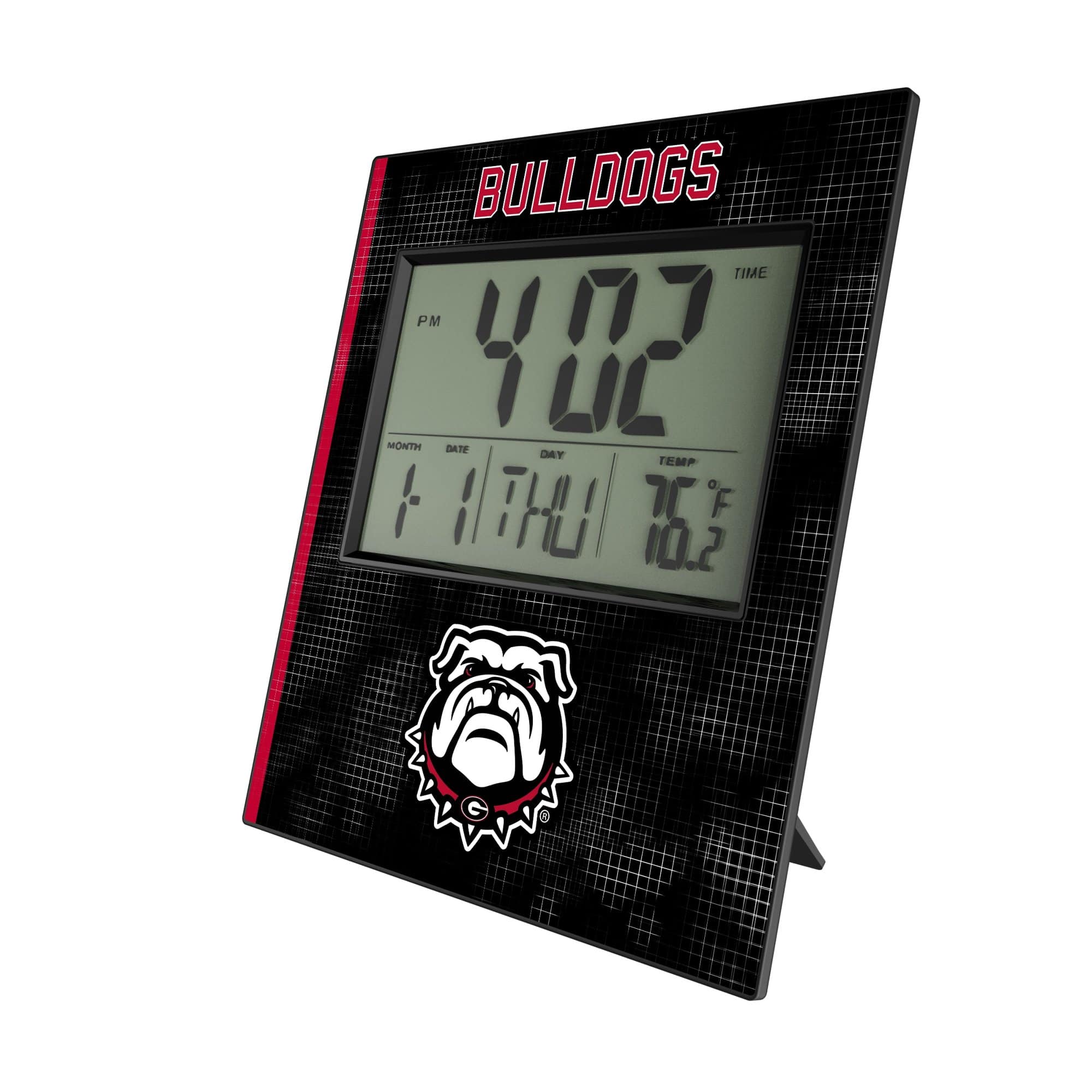 Keyscaper - Georgia Bulldogs Digital Desk Clock - Multicolor price history on PriceWatchPro