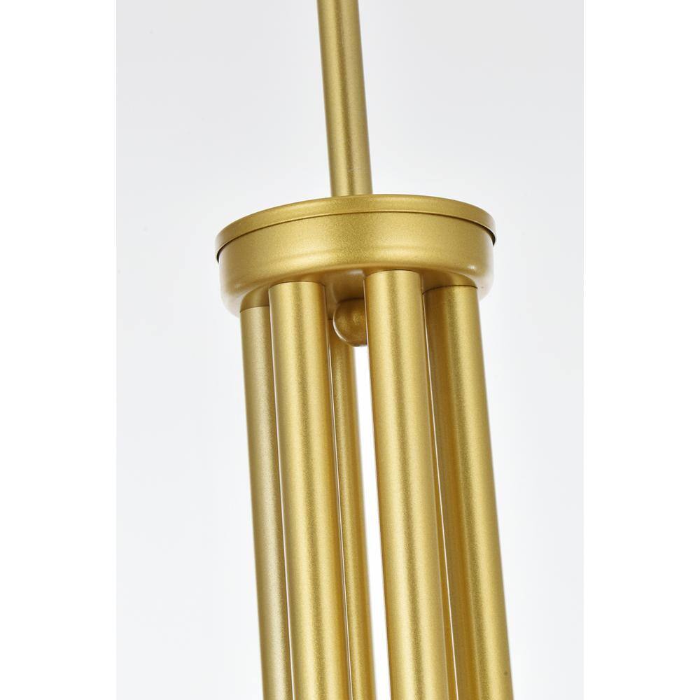 Alt View 1. Living District - Layne 50 inch chandelier in Brass - Brass.