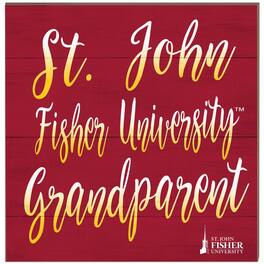 Jardine - St. John Fisher Cardinals 10'' x 10'' Grandparent Plaque - Navy