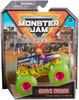 Monster Jam - 2024 Grave Digger 1:64 Diecast Truck Series 35 Street Treats Ages 3+ - Green