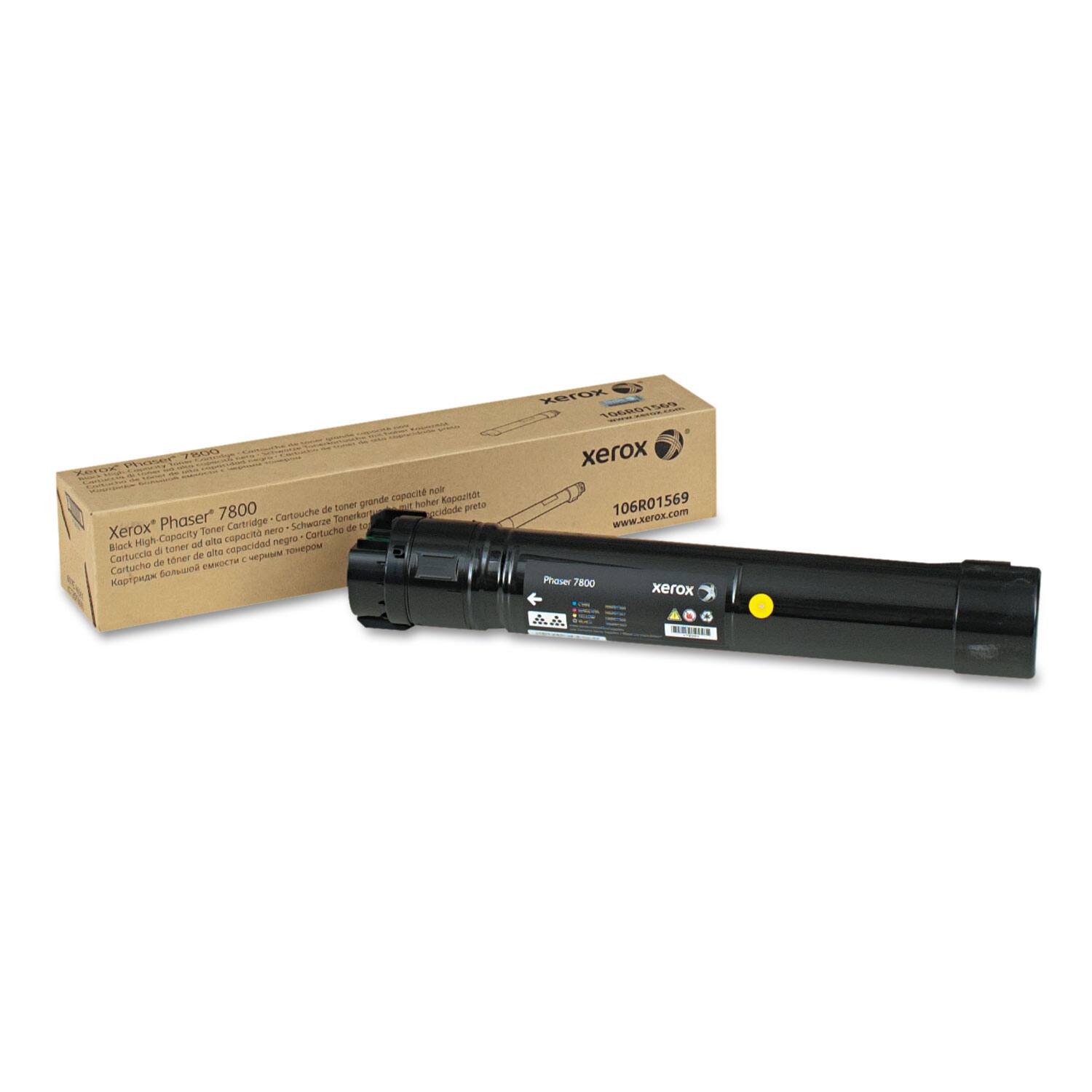 Xerox Phaser 7800  
High-Capacity Cartridge - Cartouche de toner grande capacité noir  
Cartucho de tóner de alta capacidad negro - Cartuchinho de tóner de alta capacidade preto  
Kapprätsch - 6000 Stück - Tonerpatrone  
106R01569  
www.xerox.com  
Phaser 7800 xerox  
www.xerdx.com