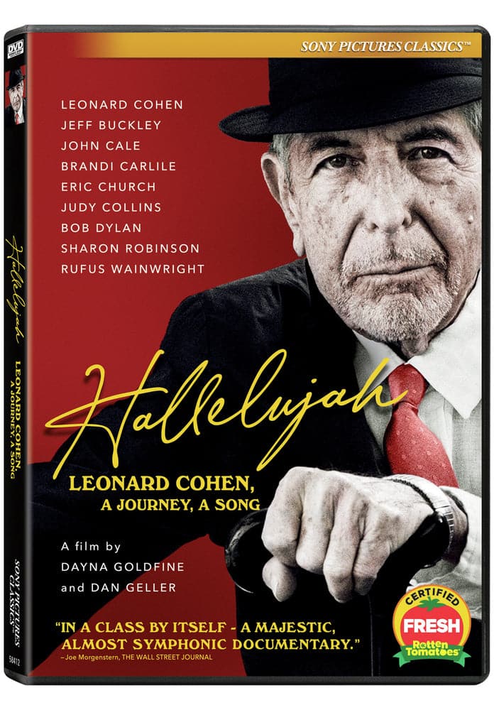 Front. Hallelujah: Leonard Cohen, A Journey, A Song - DVD.