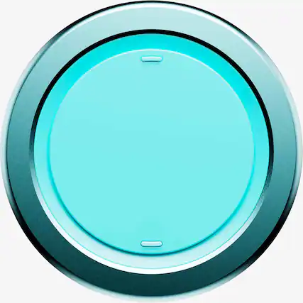 Front. OhSnap - Snap Magnetic UltraThin Universal Phone Grip and Stand with MagSafe Charge- Thru for Apple iPhones/Universal - Electric Teal.