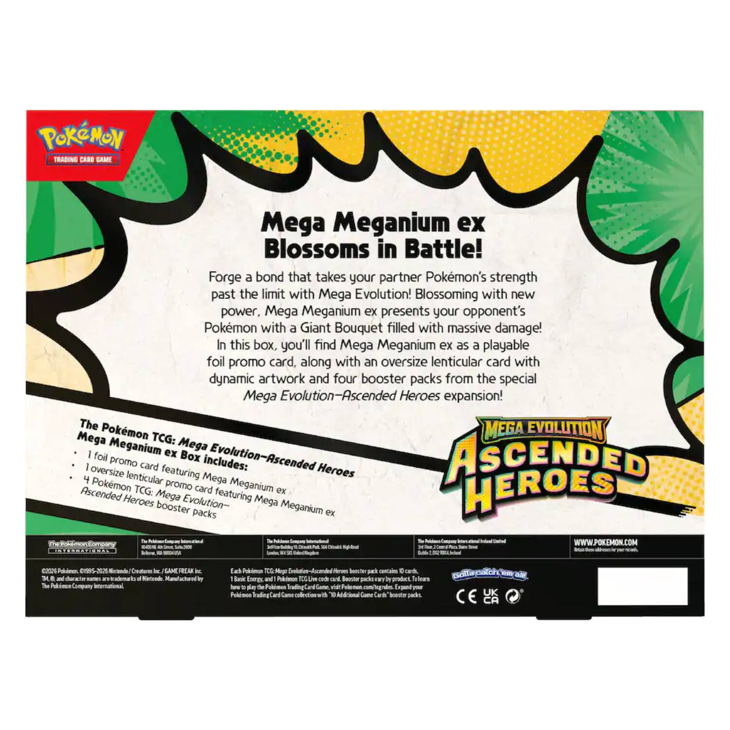 Pokémon Pokemon ME2.5 Ascended Heroes ex Box | Mega Meganium ex