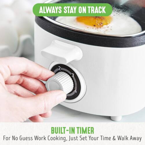 ALWAYS STAY ON TRACK

BUILT-IN TIMER

For No Guess Work Cooking, Just Set Your Time & Walk Away