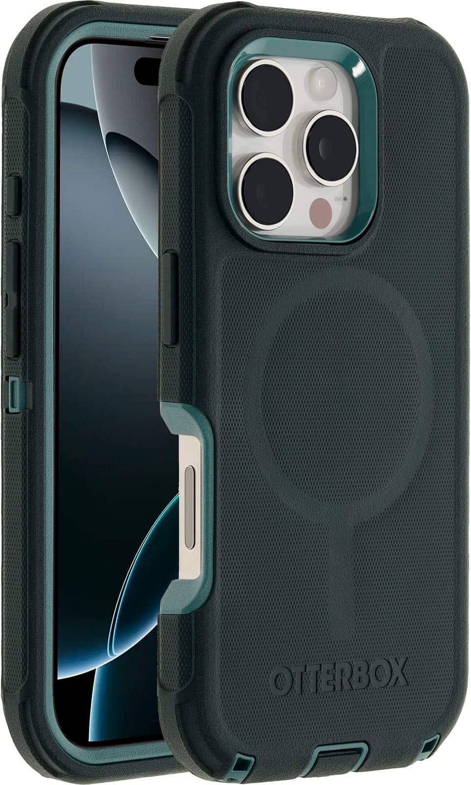 Alt View 1. OtterBox - Defender Series Pro Hard Shell for MagSafe for Apple iPhone 16 Pro - Sagebrush.