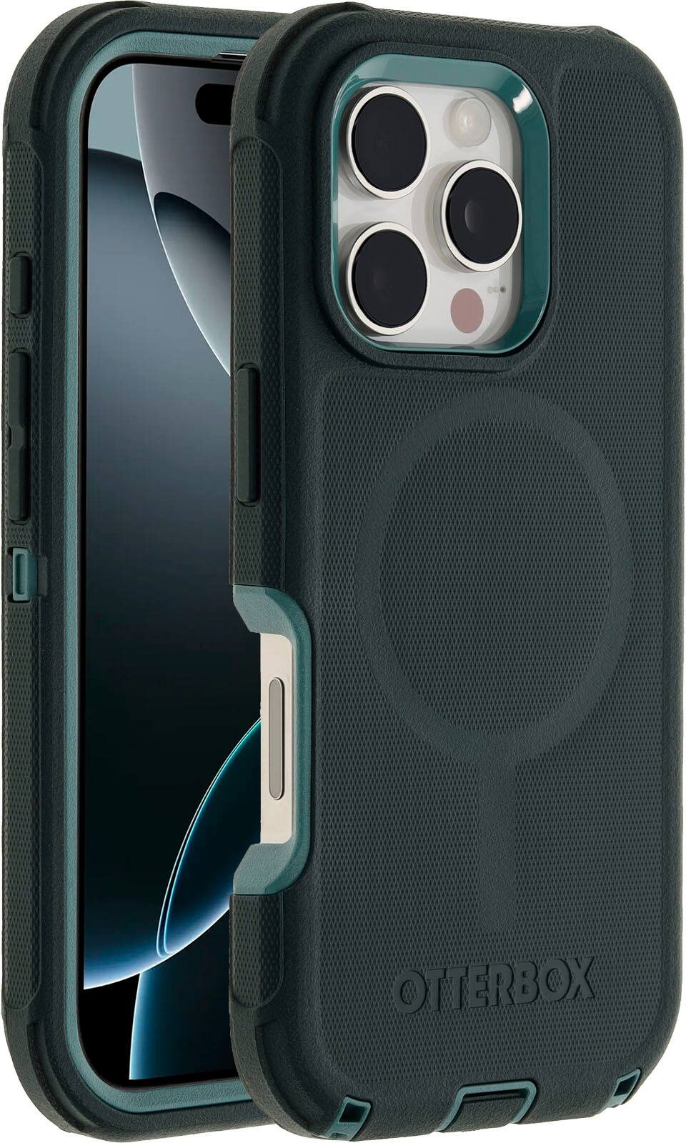 Alt View 1. OtterBox - Defender Series Pro Hard Shell for MagSafe for Apple iPhone 16 Pro - Sagebrush.
