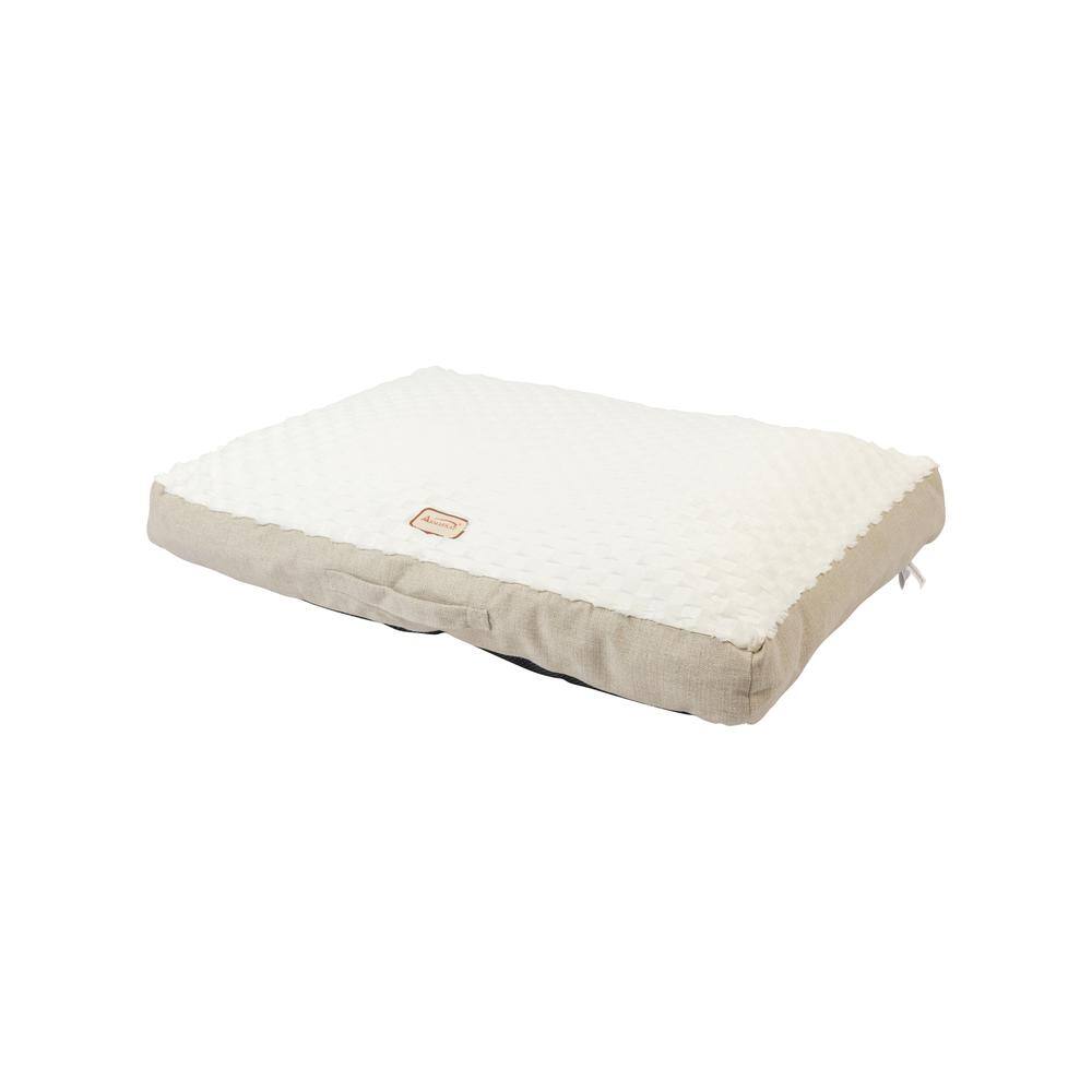 Alt View 5. Armarkat - Large With Handle Dog Crate Mat With Poly Fill Cushion and Removable Cover - Beige.