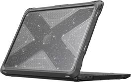 Fintie - Heavy Duty Case for MacBook Pro 13 Inch, A2338 A2251 A2289 A2159 A1989 A1706 A1708, 2016-2023, TPU Bumper, Hard Shell - Glittering Clear