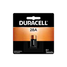 Duracell - Alkaline 28A 6 V 105 mAh Medical Battery 1 pk