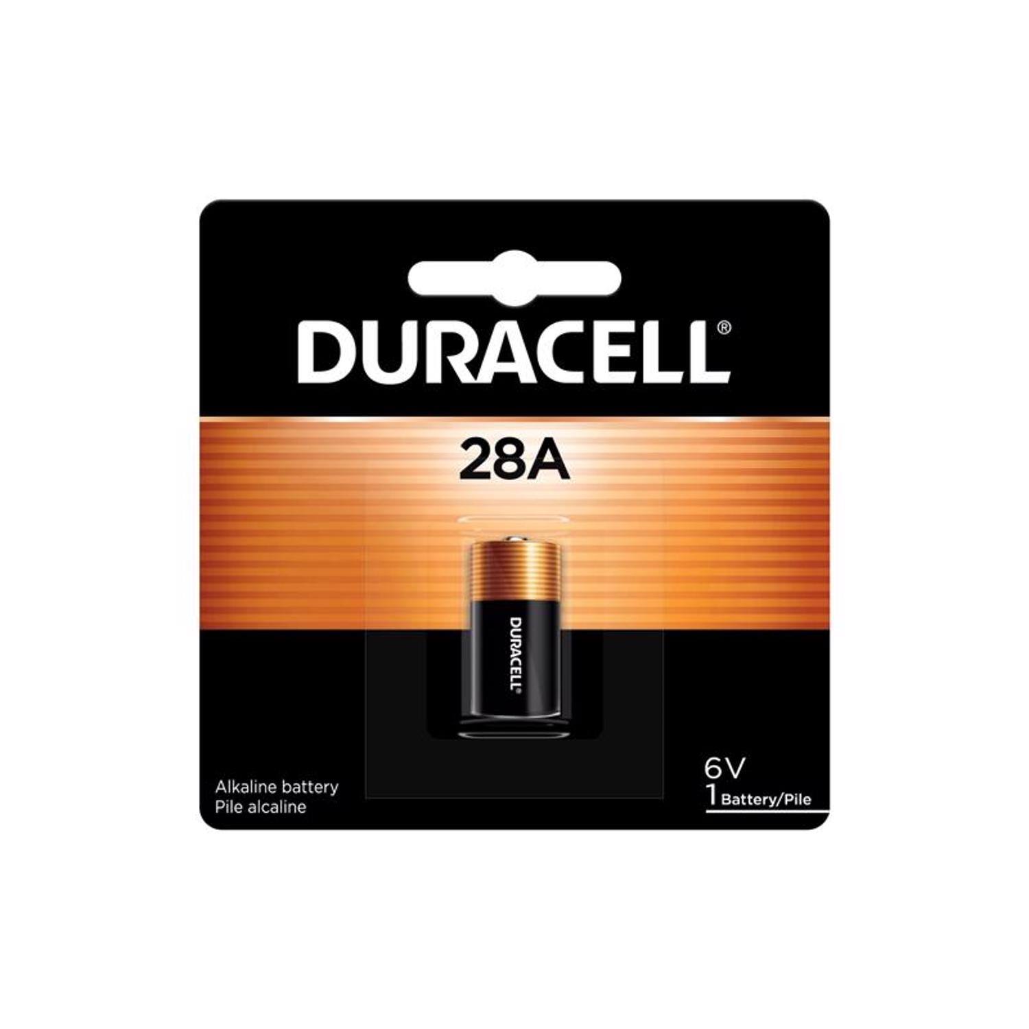 Duracell - Alkaline 28A 6 V 105 mAh Medical Battery 1 pk