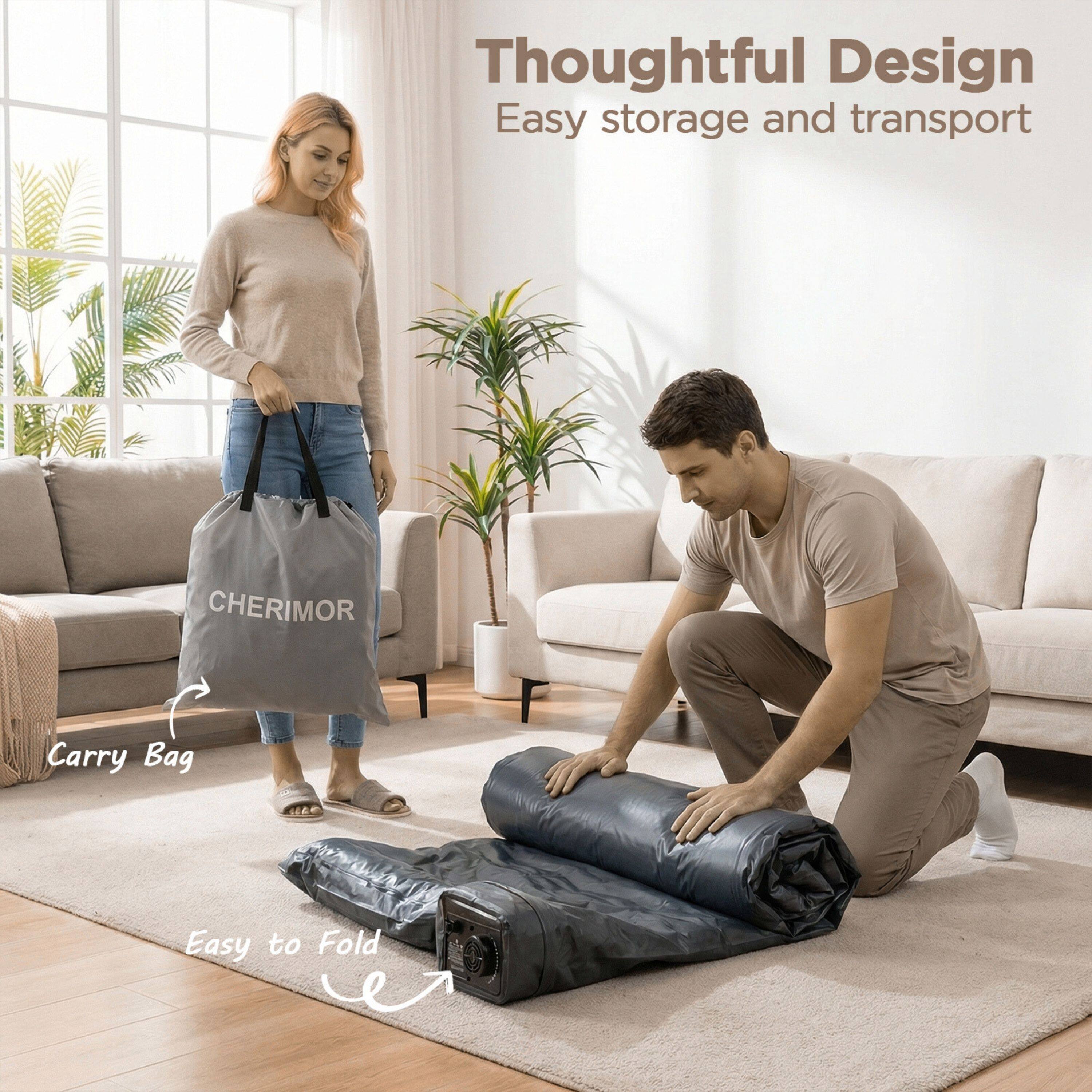 Thoughtful Design  
Easy storage and transport

CHERIMOR  
Carry Bag  
Easy to Fold