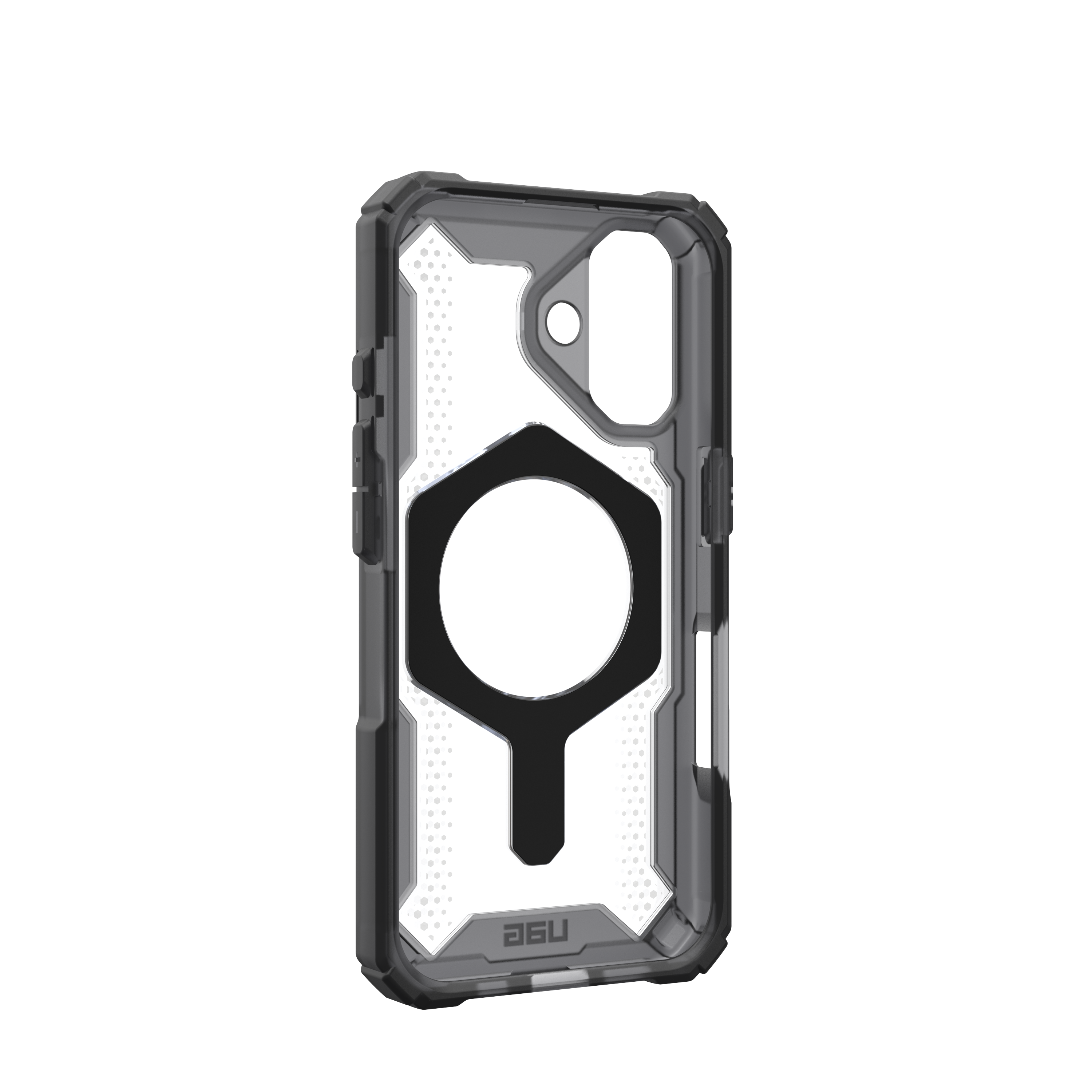 Alt View 13. UAG - Plasma XTE Series Case with Magsafe for Apple iPhone 16 - Ash/Titanium.