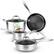 nutrichef STAINLESS STEEL EASY TO CLEAN COOKWARE SET 8 PIECES