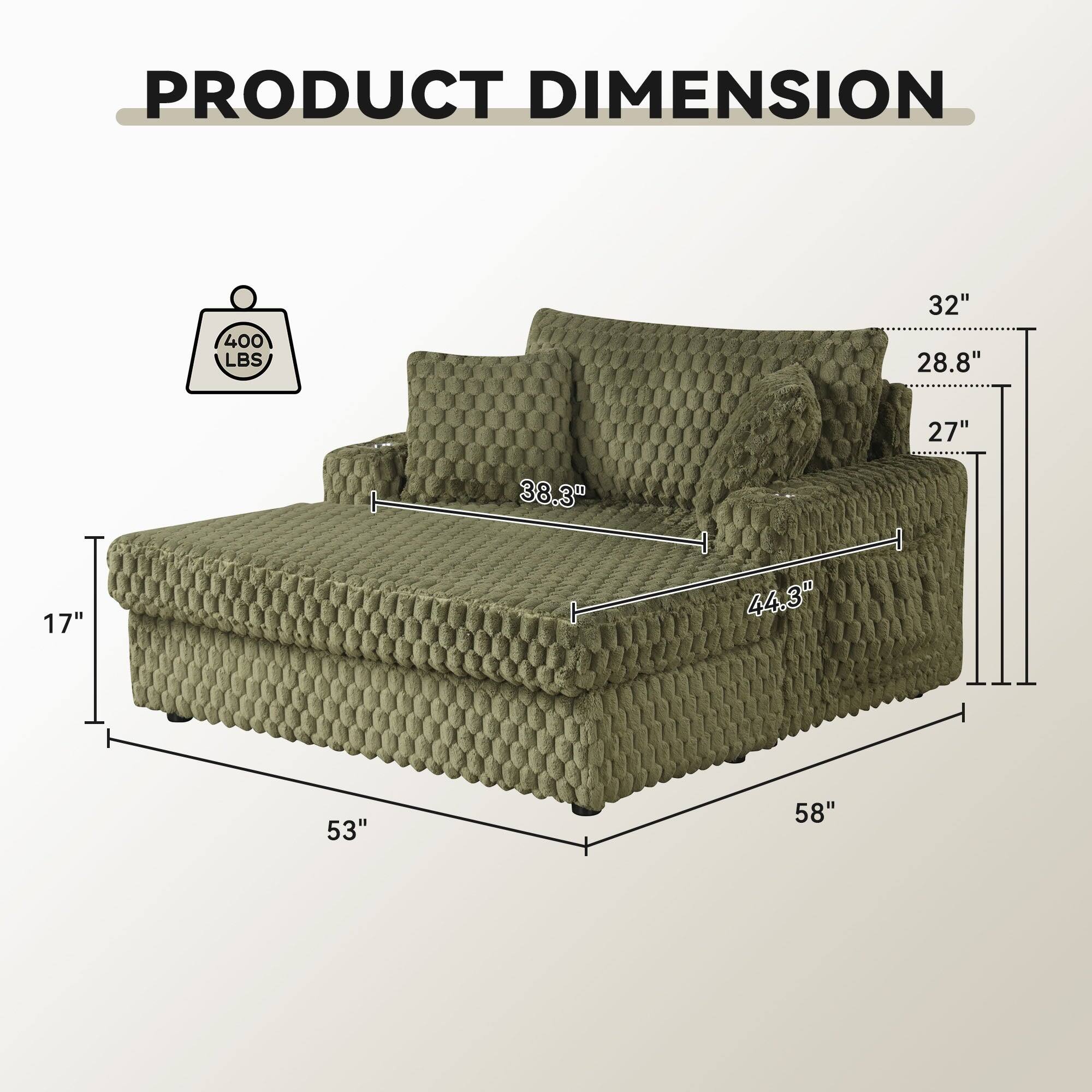 PRODUCT DIMENSION  
400 LBS  
32"  
28.8"  
27"  
38.3"  
17"  
44.3"  
53"  
58"
