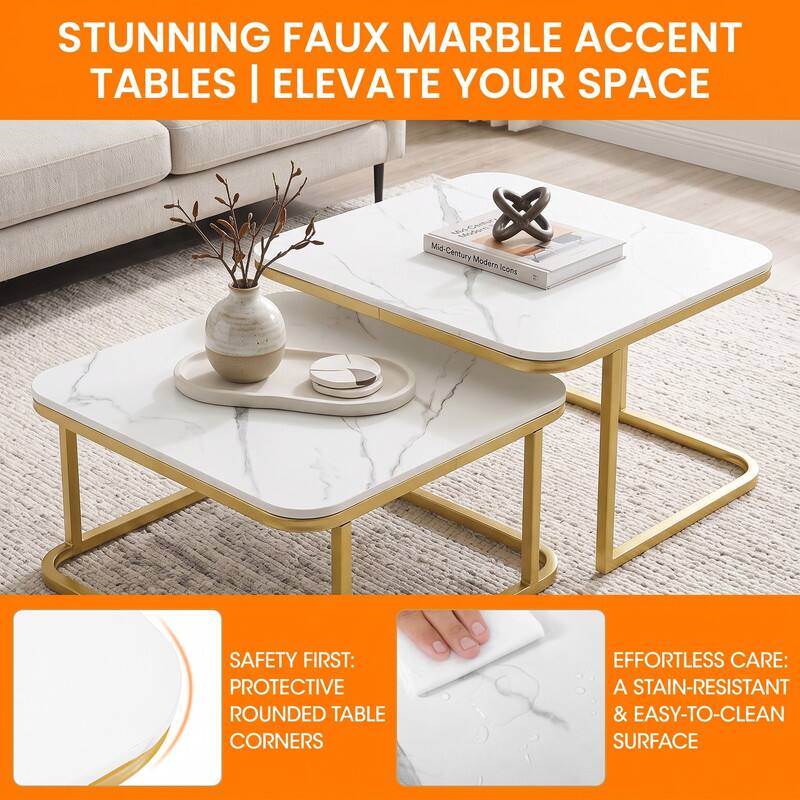 STUNNING FAUX MARBLE ACCENT TABLES | ELEVATE YOUR SPACE

Mid-Century Modern Icons

SAFETY FIRST: PROTECTIVE ROUNDED TABLE CORNERS

EFFORTLESS CARE: A STAIN-RESISTANT & EASY-TO-CLEAN SURFACE