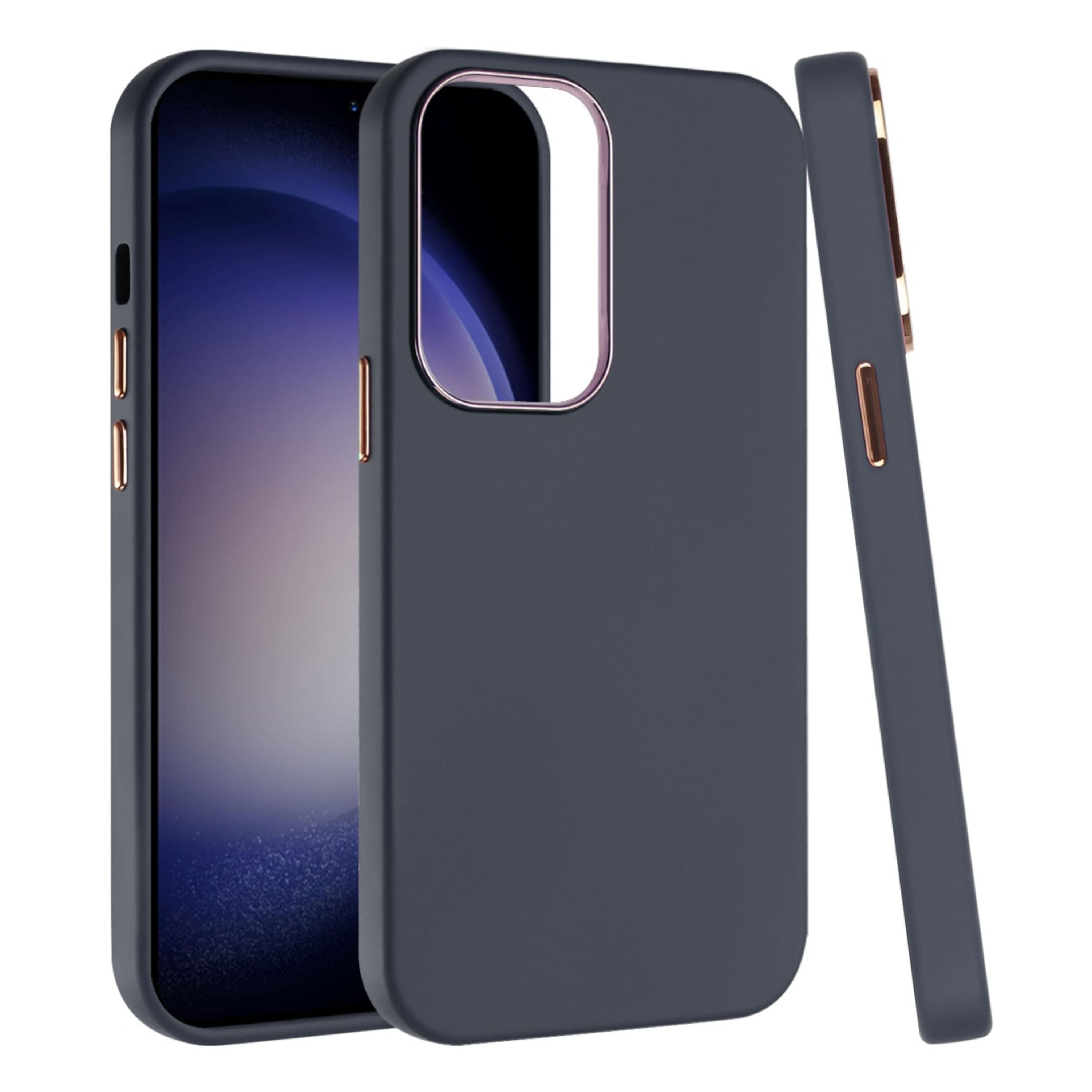 Kitcheniva - Soft Premium Phone Cover With Chromed buttons For Samsung Galaxy S24+ Plus - Dark Blue price history on PriceWatchPro
