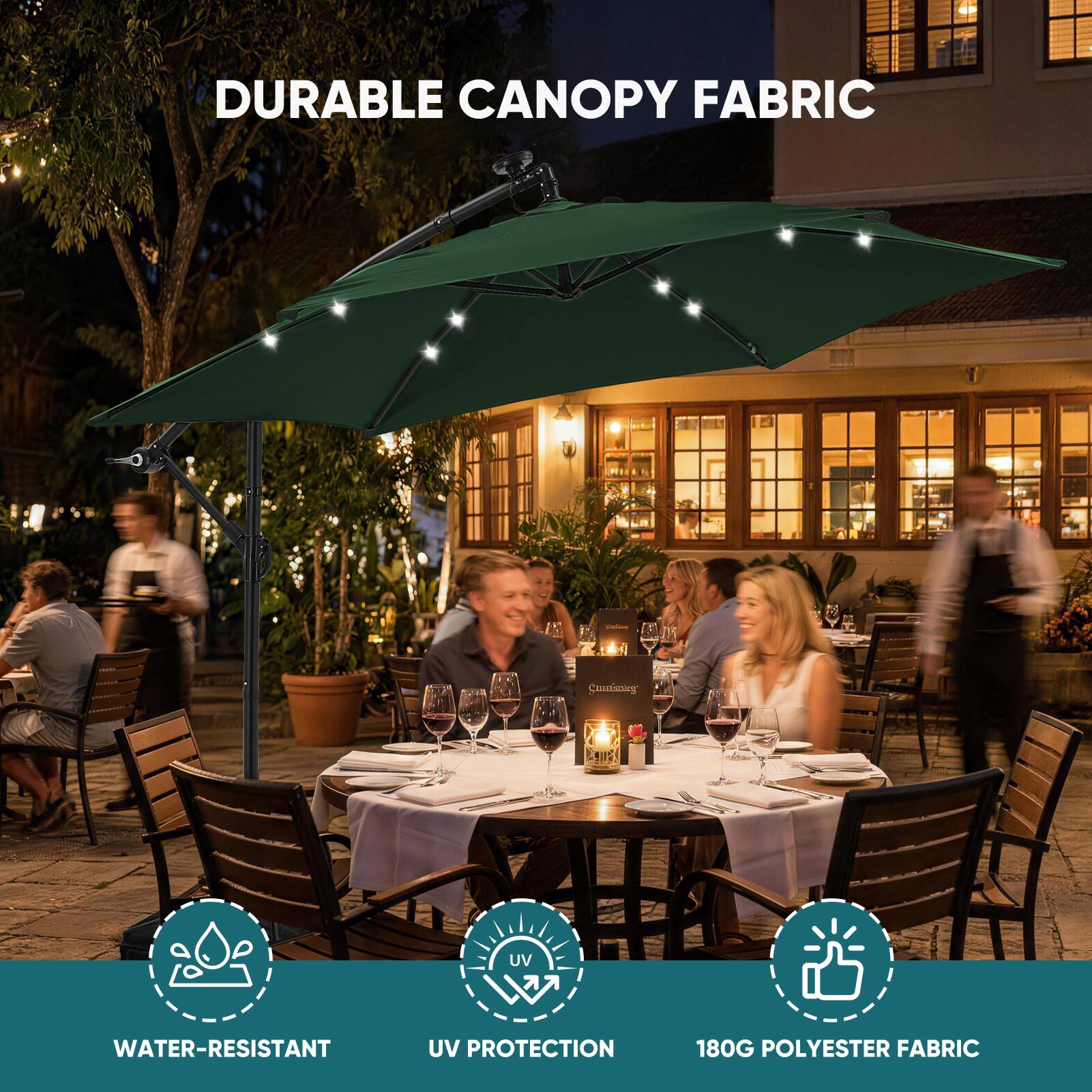 DURABLE CANOPY FABRIC - Camouflage UV KE WATER-RESISTANT UV PROTECTION 180G POLYESTER FABRIC