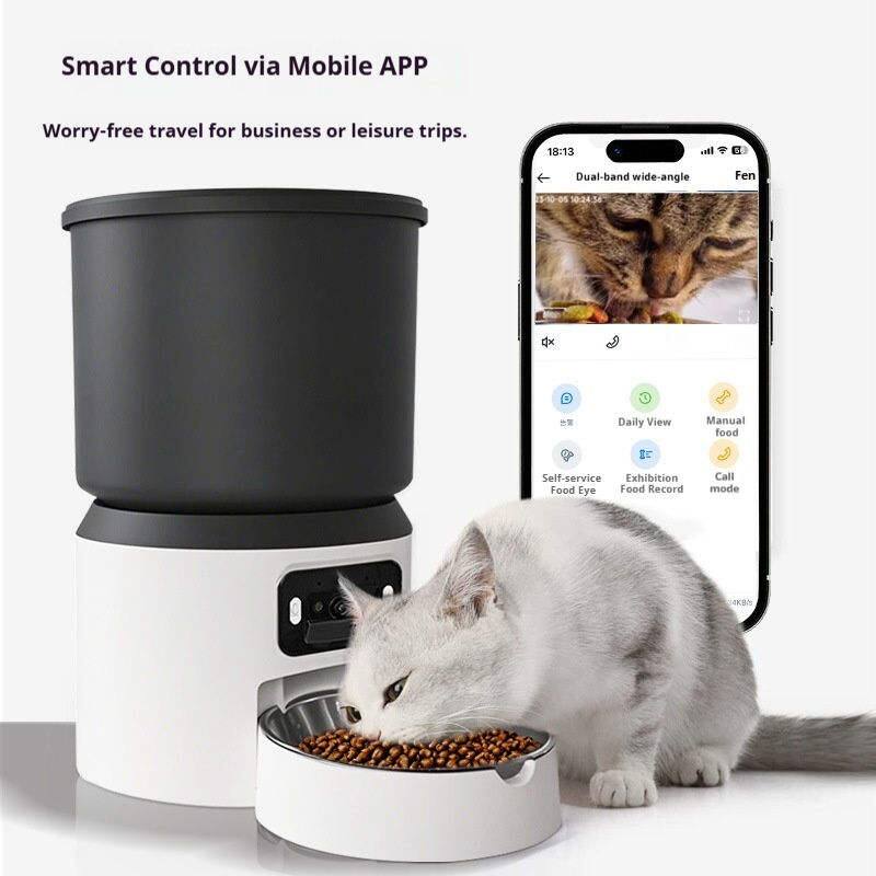 Smart Control via Mobile APP  
Worry-free travel for business or leisure trips.

18:13  
Dual-band wide-angle  
Fen  
10:24:34 X - Daily View  
Manual food  
Self-service Food Eye  
Exhibition Food Record  
Call mode
