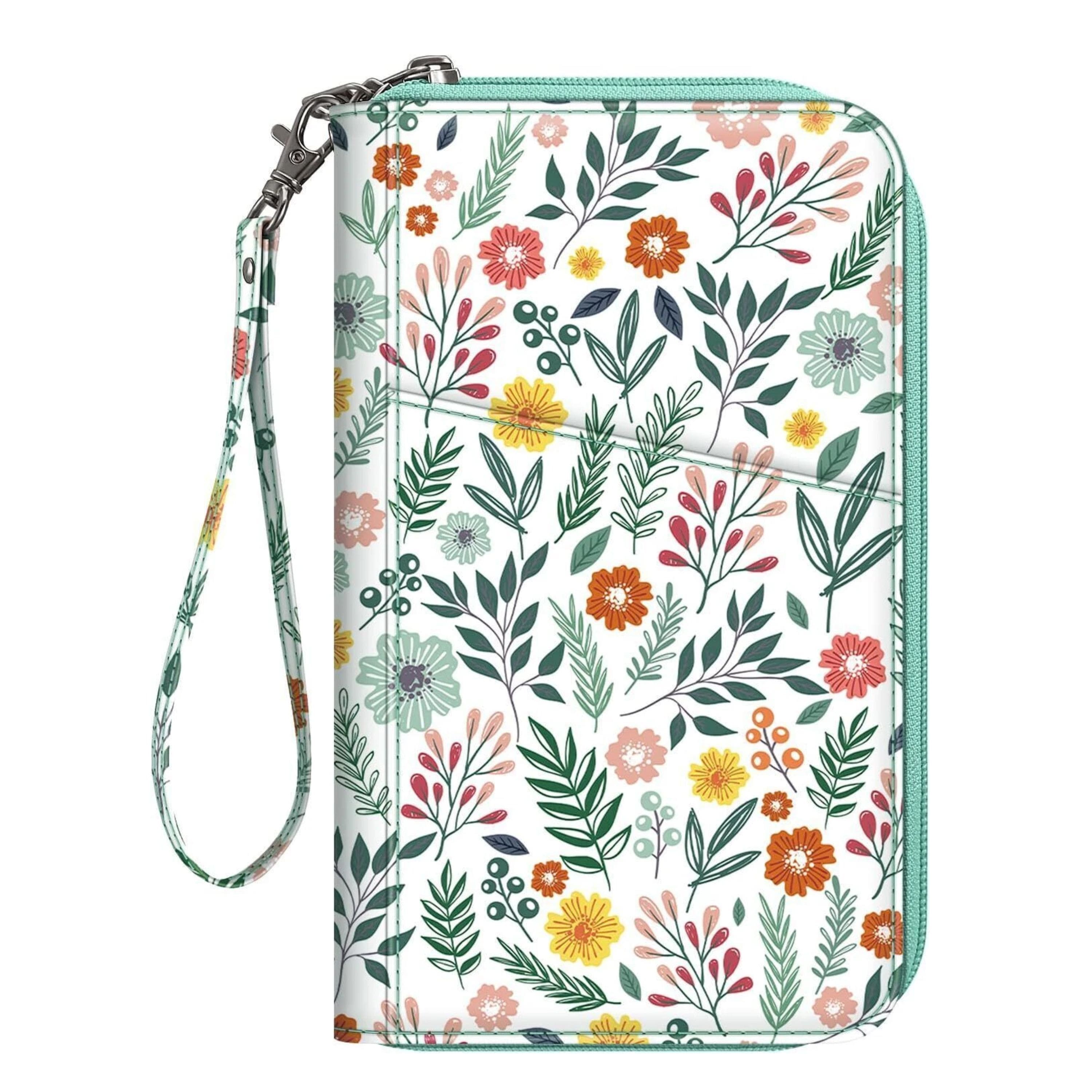 Kitcheniva - RFID Blocking Passport & Credit Cards Multi-Holder Wallet Organizer Spring - Spring Multicolor price history on PriceWatchPro