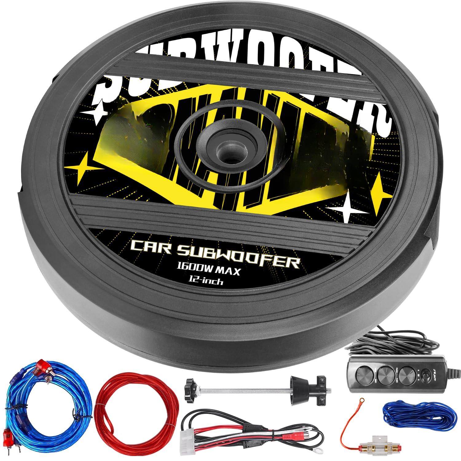 TECH SAFARI - 1600w in Amp Anti theft Design 400w Rms Deep Bass Car Easy Install For Audio Fits 15 16 - Default
