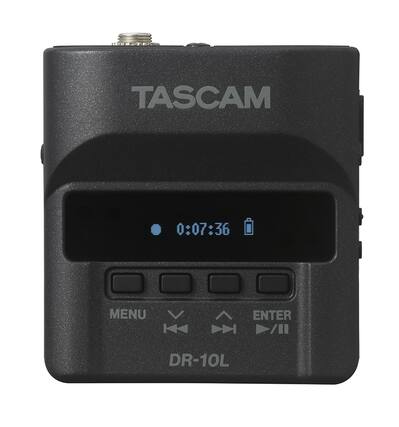 TASCAM
DR-10L
0:07:36
MENU ENTER