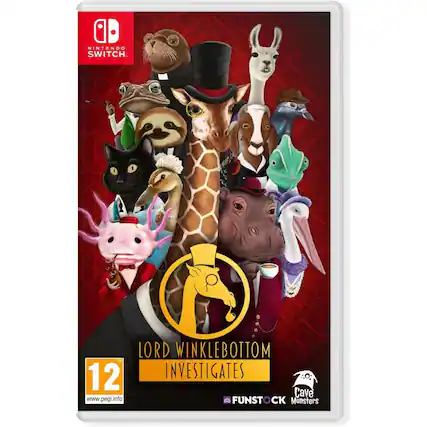 NINTENDO SWITCH
LORD WINKLEBOTTOM INVESTIGATES
12
www.pegi.info
Cave
FUNSTOCK
Monsters - T (Teen 13+)