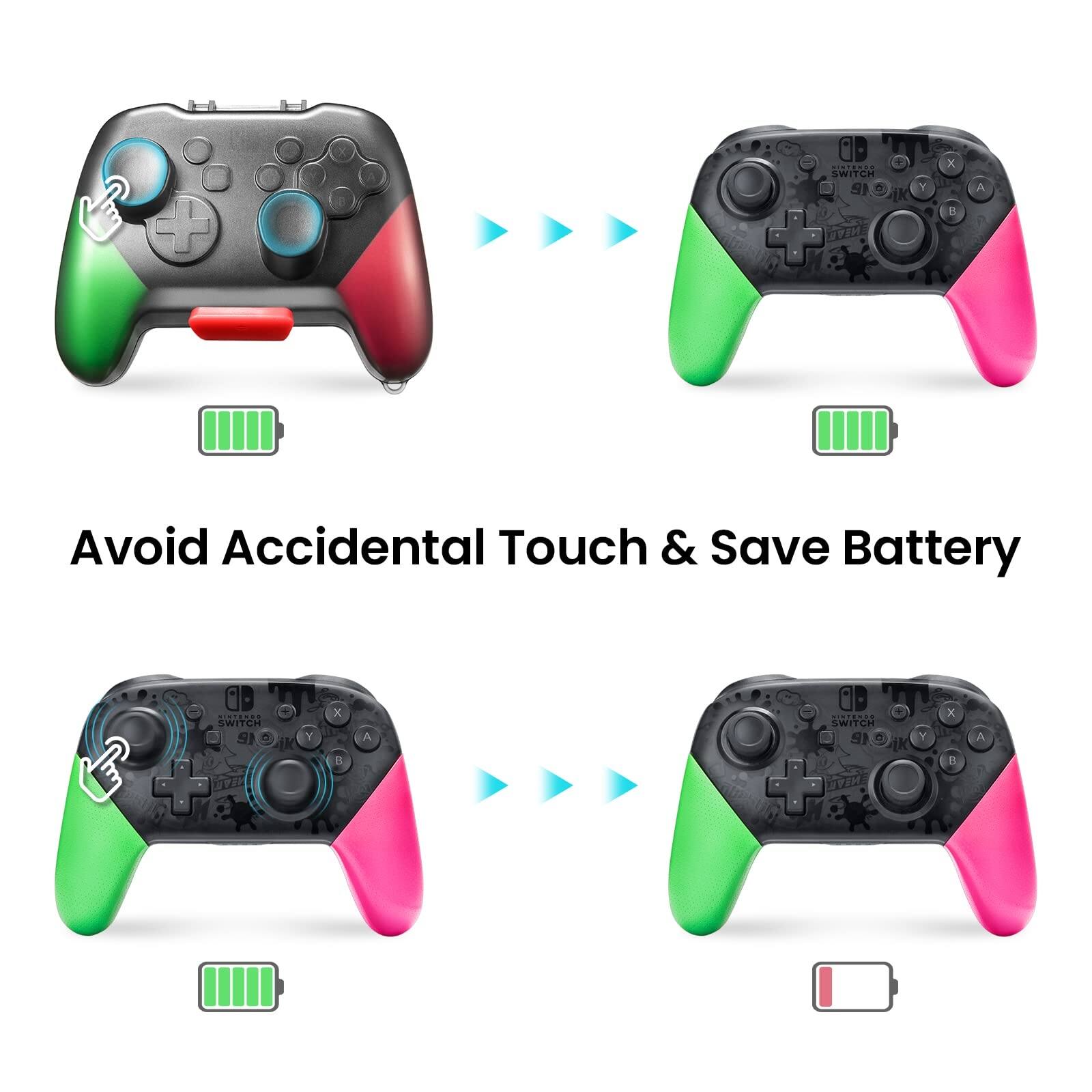 Avoid Accidental Touch & Save Battery.