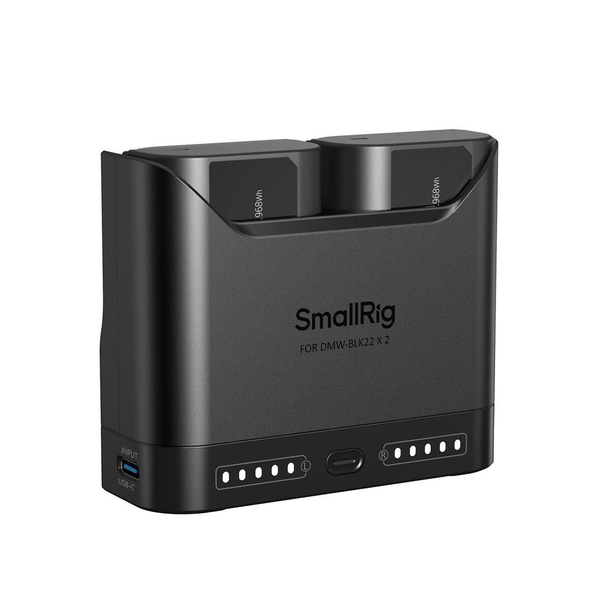 9.68Wh  
968Wh  
SmallRig X 2 FOR DMW-BLK22  
INPUT USB-C