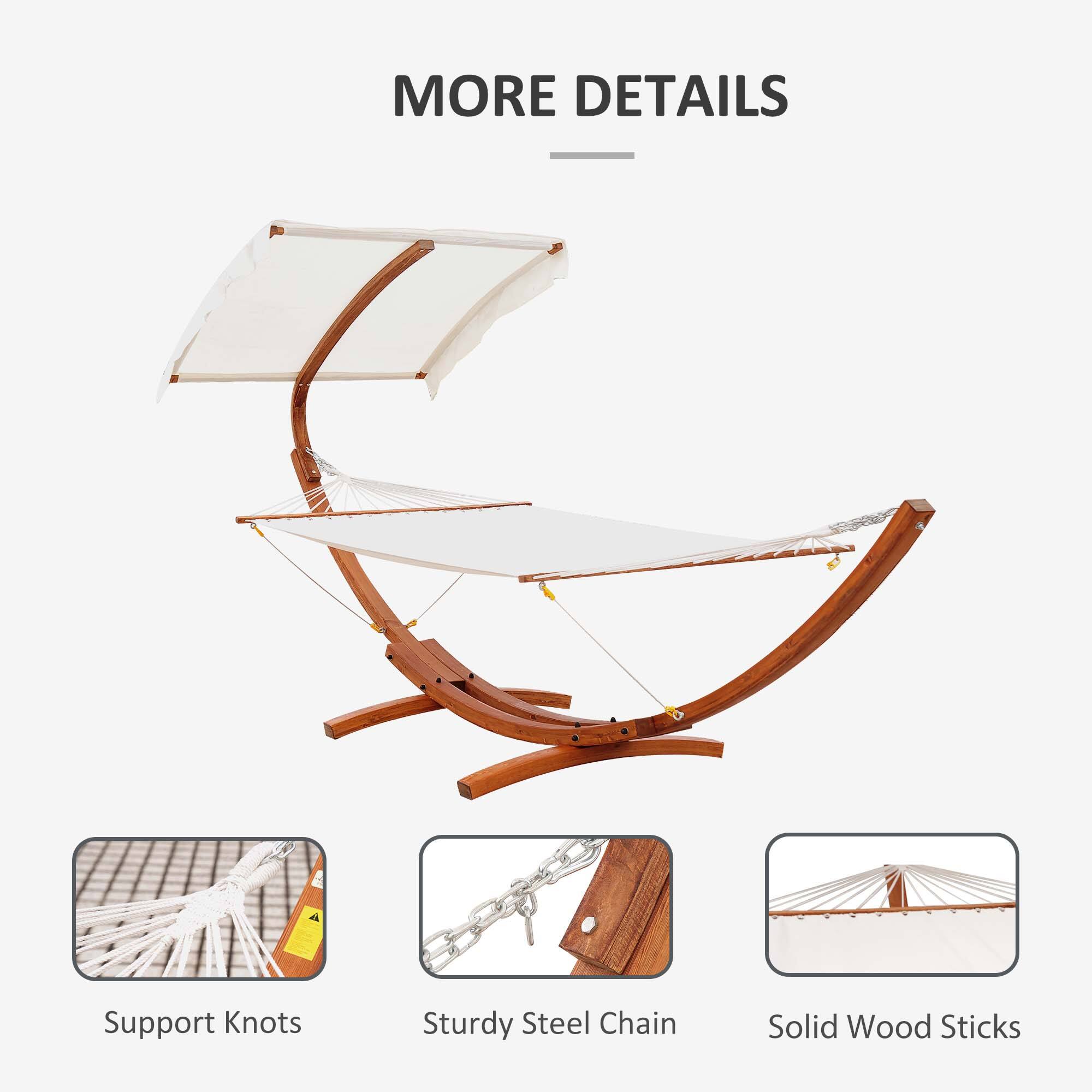 MORE DETAILS
Support Knots
Sturdy Steel Chain
Solid Wood Sticks
