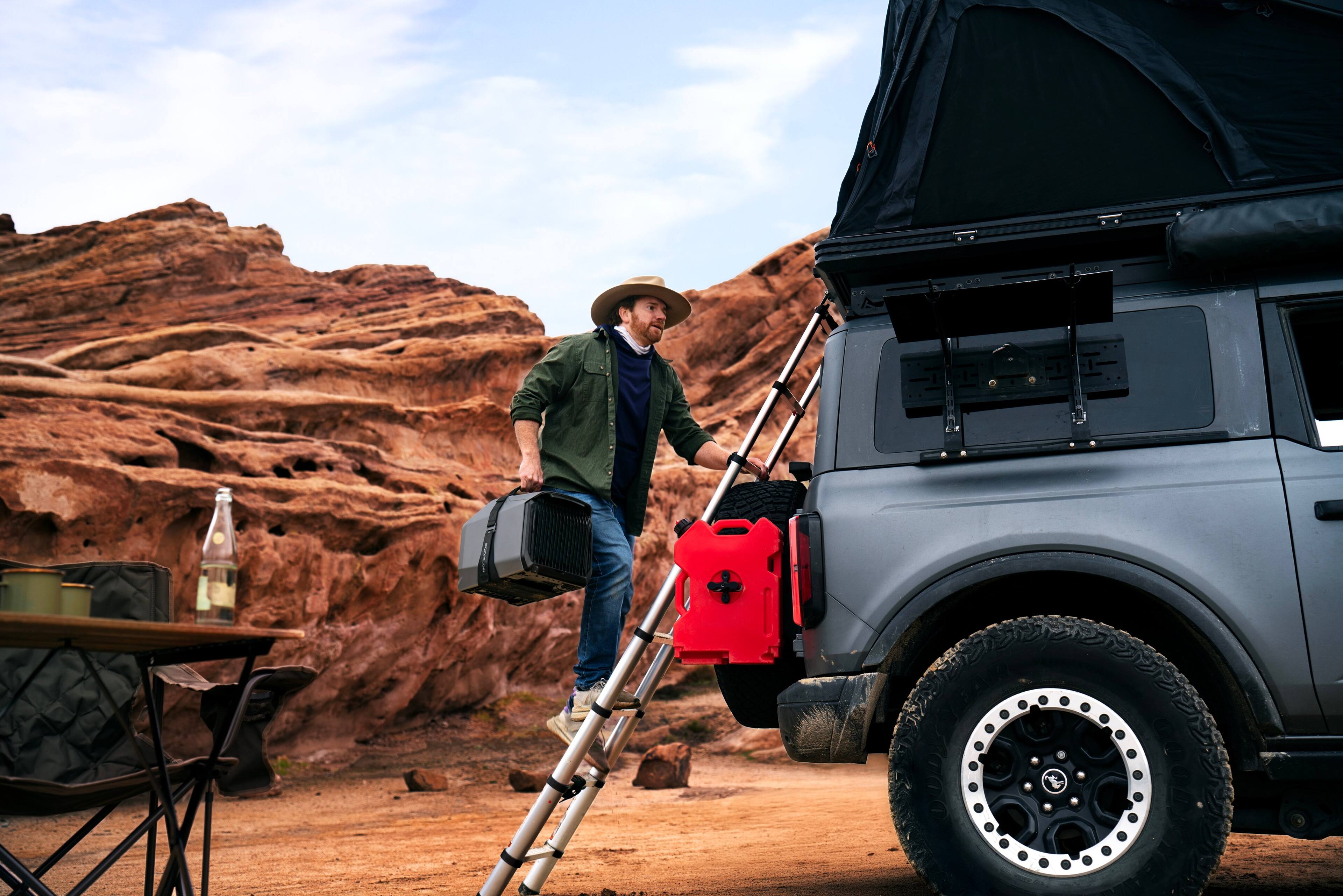 Alt View 10. EcoFlow - Wave 3 - 180 Sq. Ft. Portable Air Conditioner - Grey.