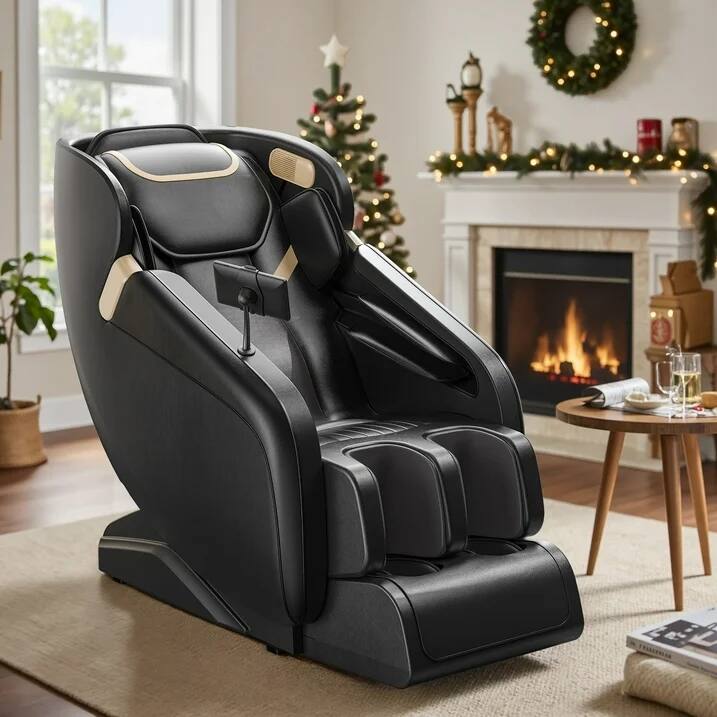 Koligey 4D Massage Chair Full Body, Zero Gravity Recliner Shiatsu