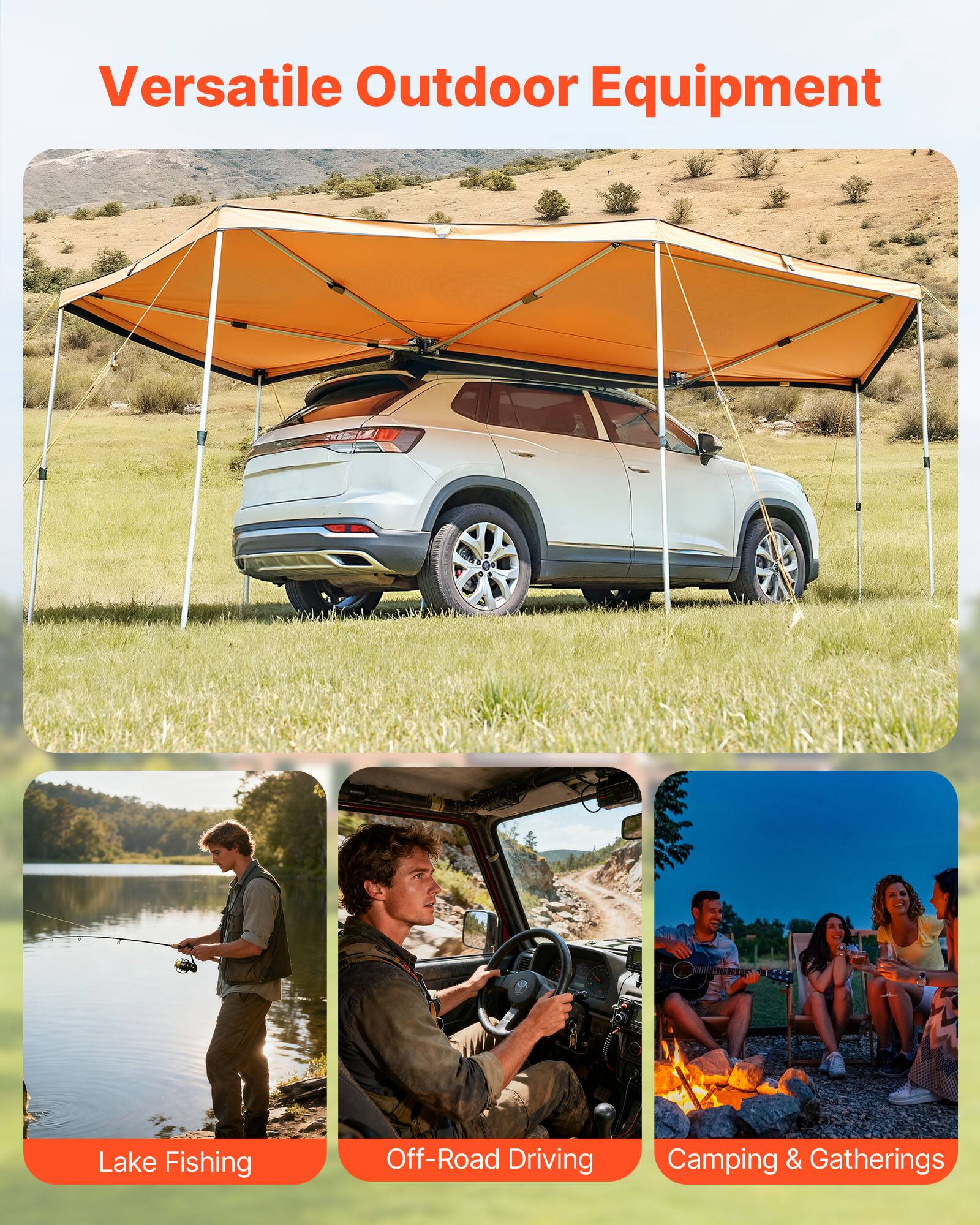 Versatile Outdoor Equipment

Lake Fishing

Off-Road Driving

Camping & Gatherings