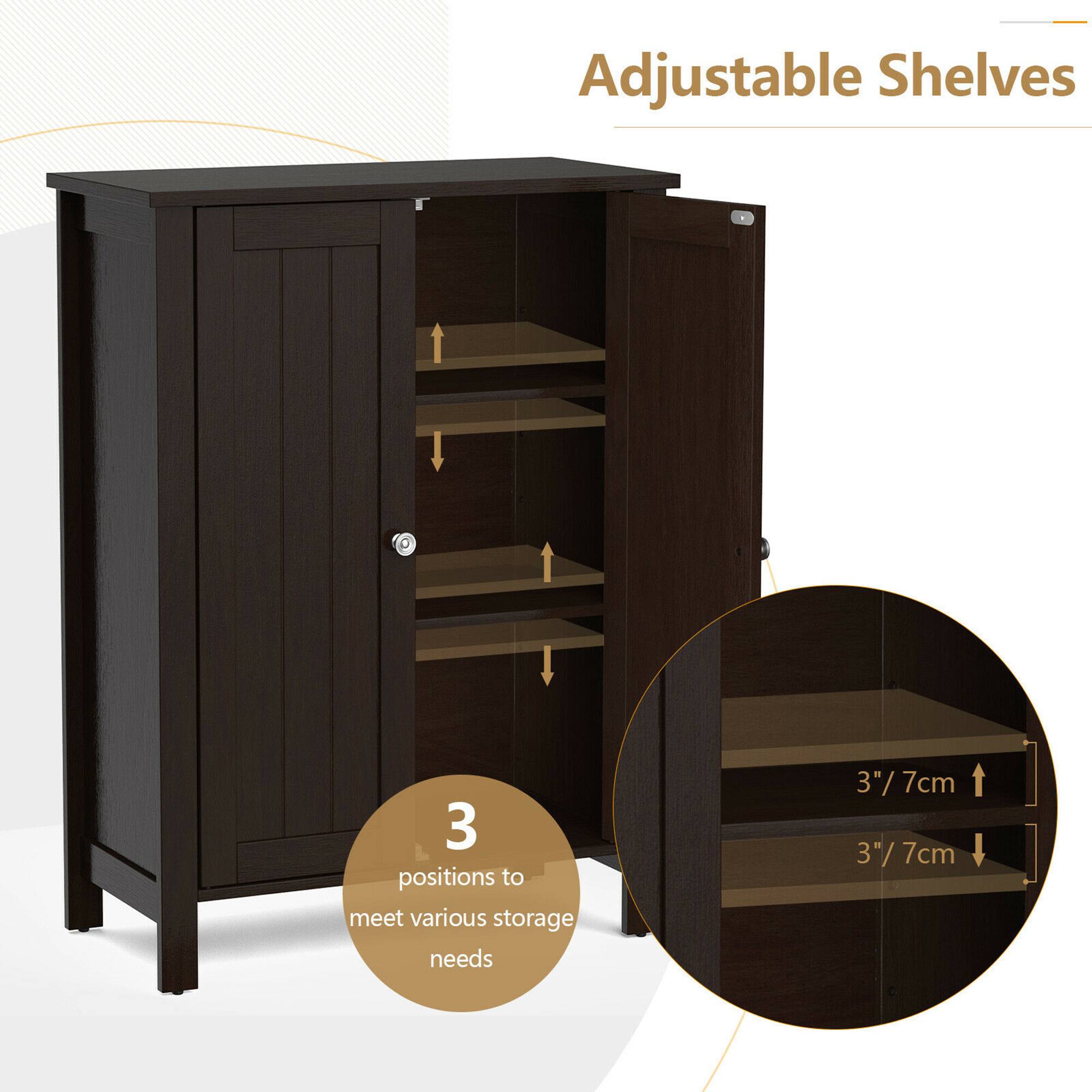 Adjustable Shelves

3 positions to meet various storage needs

3" / 7cm