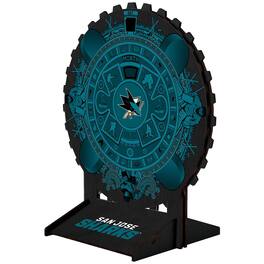 Fan Creations - San Jose Sharks Aztec Circle Desk Calendar - Multicolor
