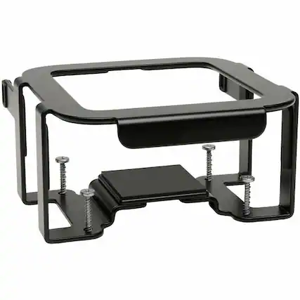 Front. Kensington - Kensington Mounting Bracket for Mac mini - Black - Steel - Black.