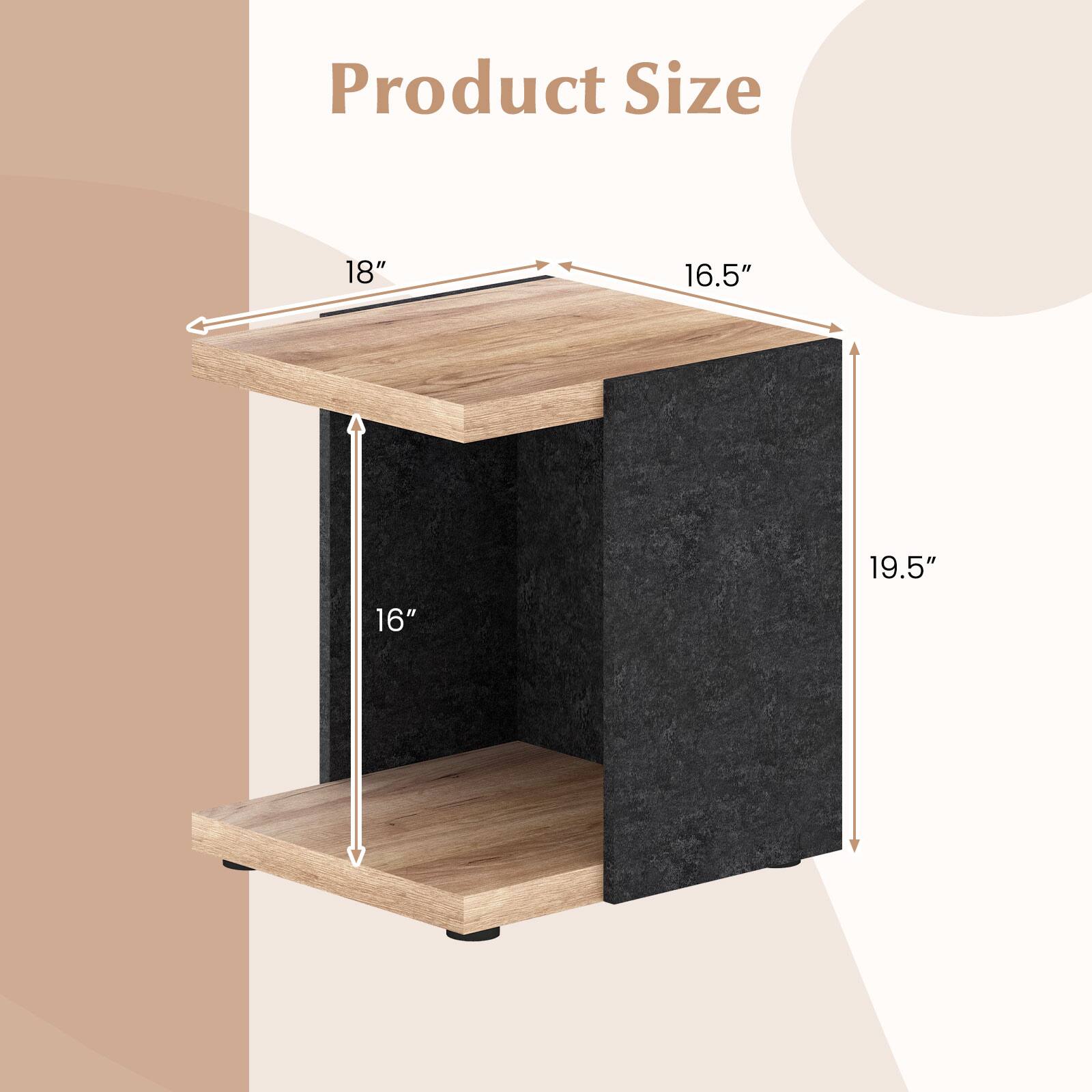 Product Size

18"  
16.5"  
19.5"  
16"